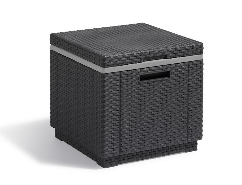 Стіл-скриня з термоізоляцією Allibert Ice Cube, графіт 1909551723 фото