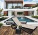 Лежак Progarden GOA антрацит, бежевий текстилен 30004963 фото 2