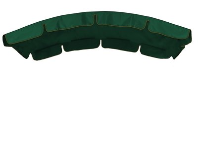 Тент (дах) для гойдалки з округлим дахом eGarden 120x210 темно-зелений 4694 фото