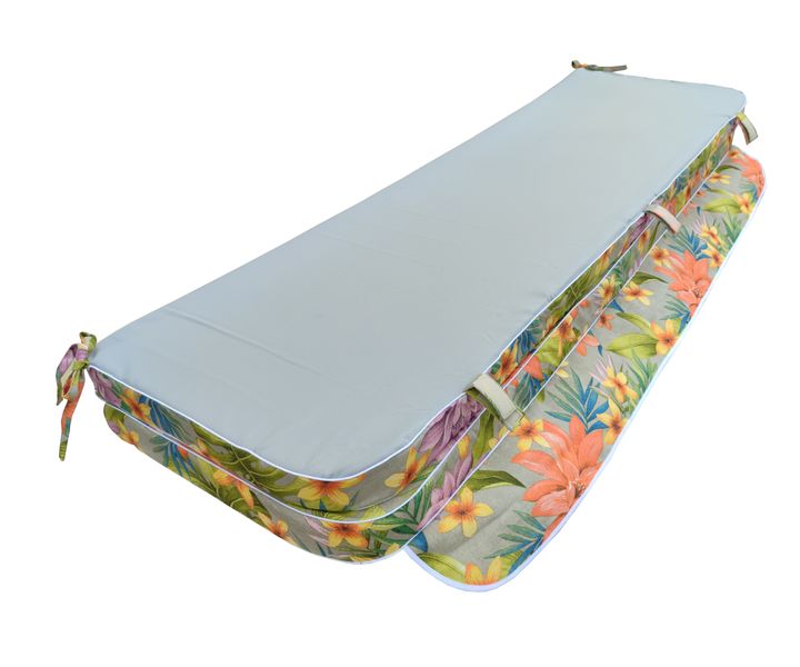 Комплект подушок для гойдалки eGarden CARIOCA VERDE 170x110x6 бежевий тент 120х200 5245 фото