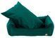 Лежак для собаки eGarden Velvet Lounge 50x30х22 велюр зелений emerald 6012 фото 3