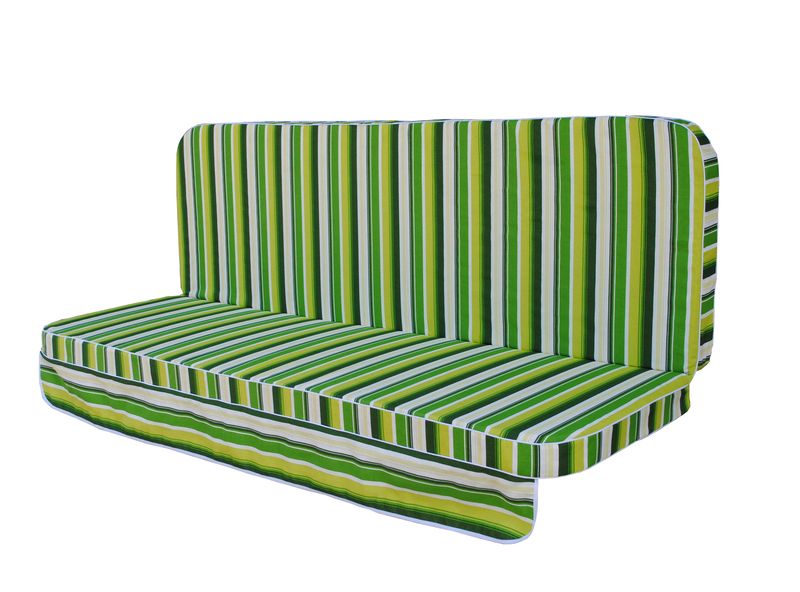 Комплект подушок для гойдалки eGarden Verrano 170x110x6 зелений тент 120x200 4540 фото