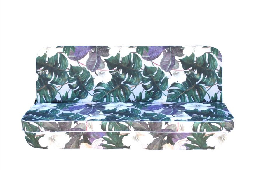 Комплект подушок для гойдалки люкс eGarden Orchid 170x110x6x110x10 зелений округлий тент 120x210 4925 фото