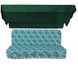 Комплект подушек для качелей eGarden Savanna 170x110x6 темно-зеленый тент 120x200 4926 фото 1