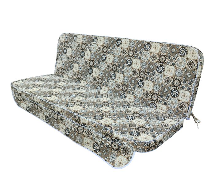 Комплект подушок до гойдалки eGarden GRES GRIS 180x110x6 з кавовим тентом 120х210 5249 фото